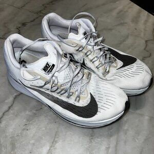 NIKE ZOOM FLY Racing Shoes WHITE BLACK Mens - Size 12